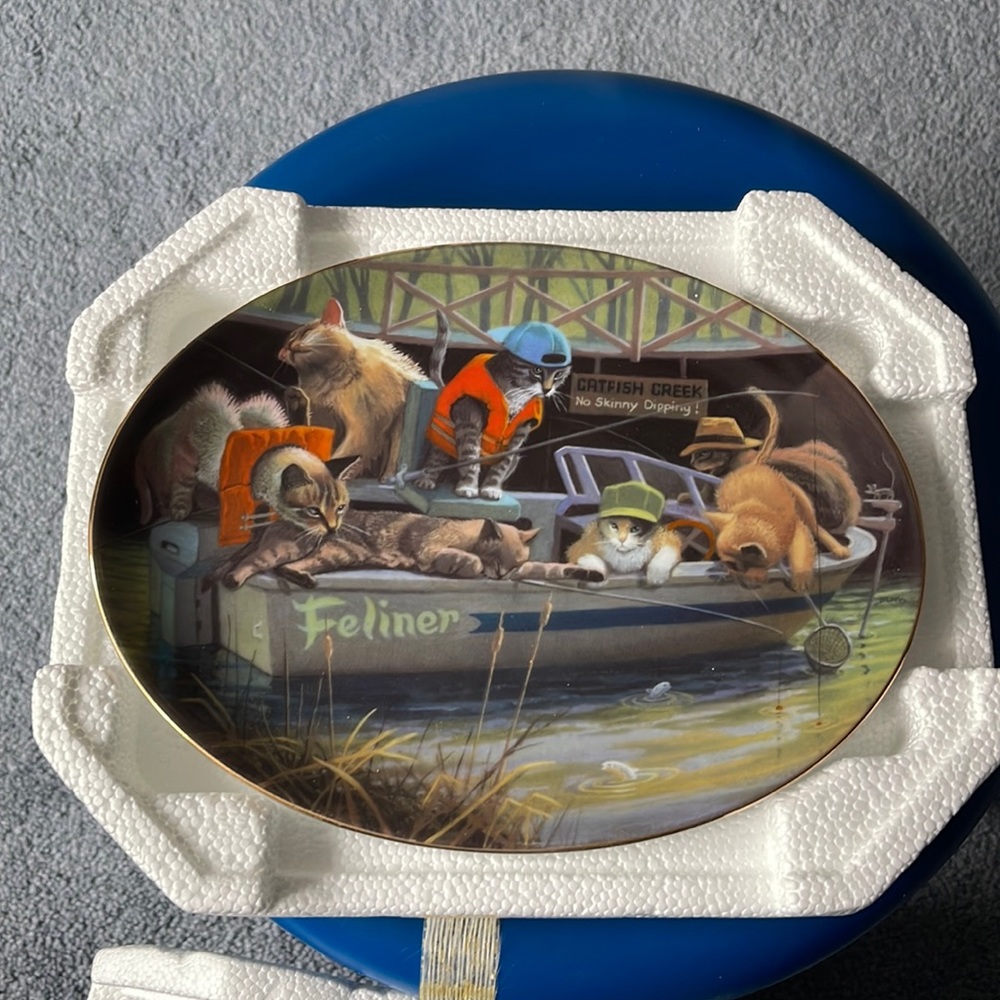 Catfish Creek numbered collector plate